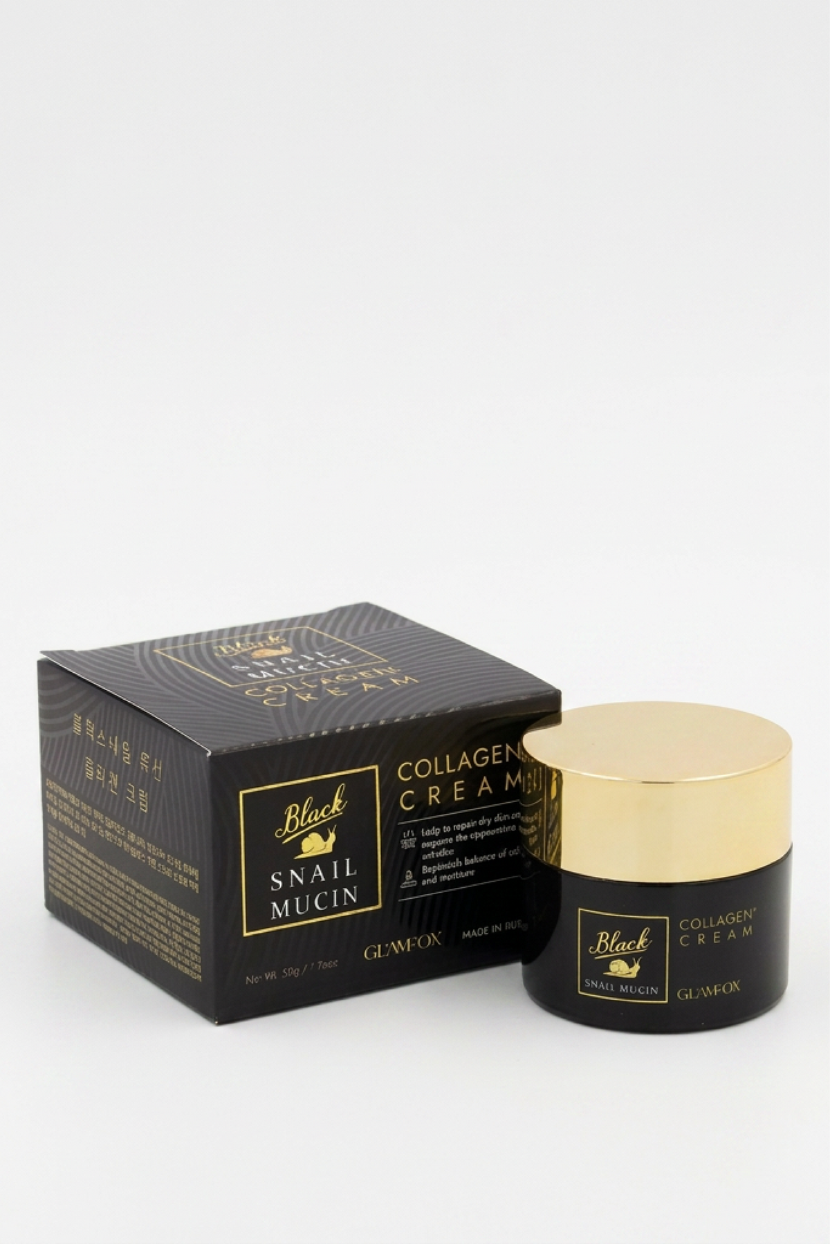 Glamfox Black Snail Mucin Yoğun Nemlendirici Yüz Kremi