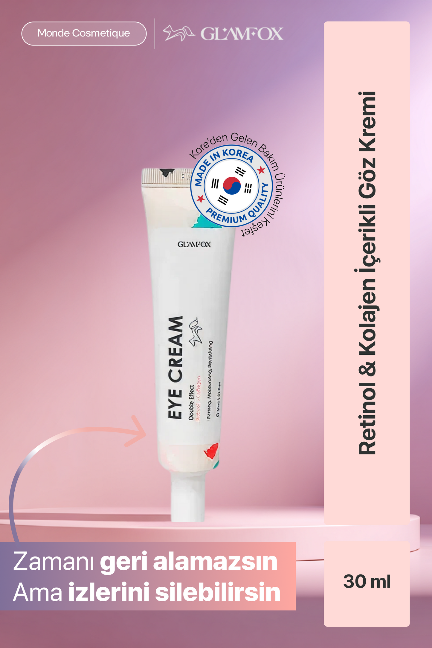 Glamfox Retinol Collagen Göz Kremi