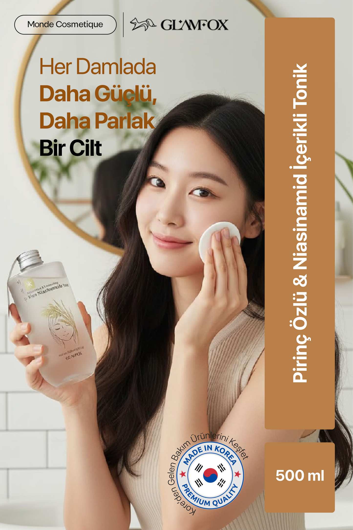 Glamfox Rice Niacinamide Tonik