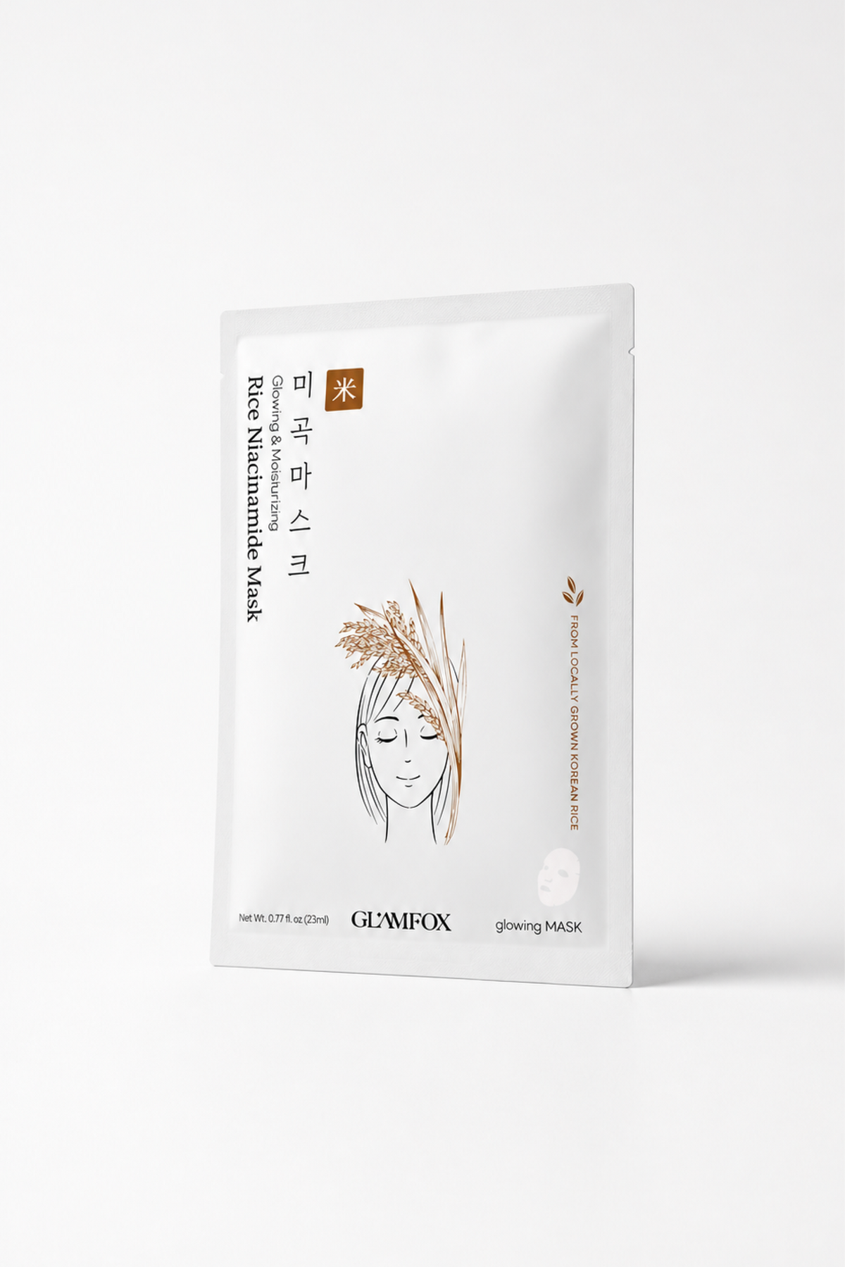 Glamfox Rice Niacinamide Yüz Maskesi
