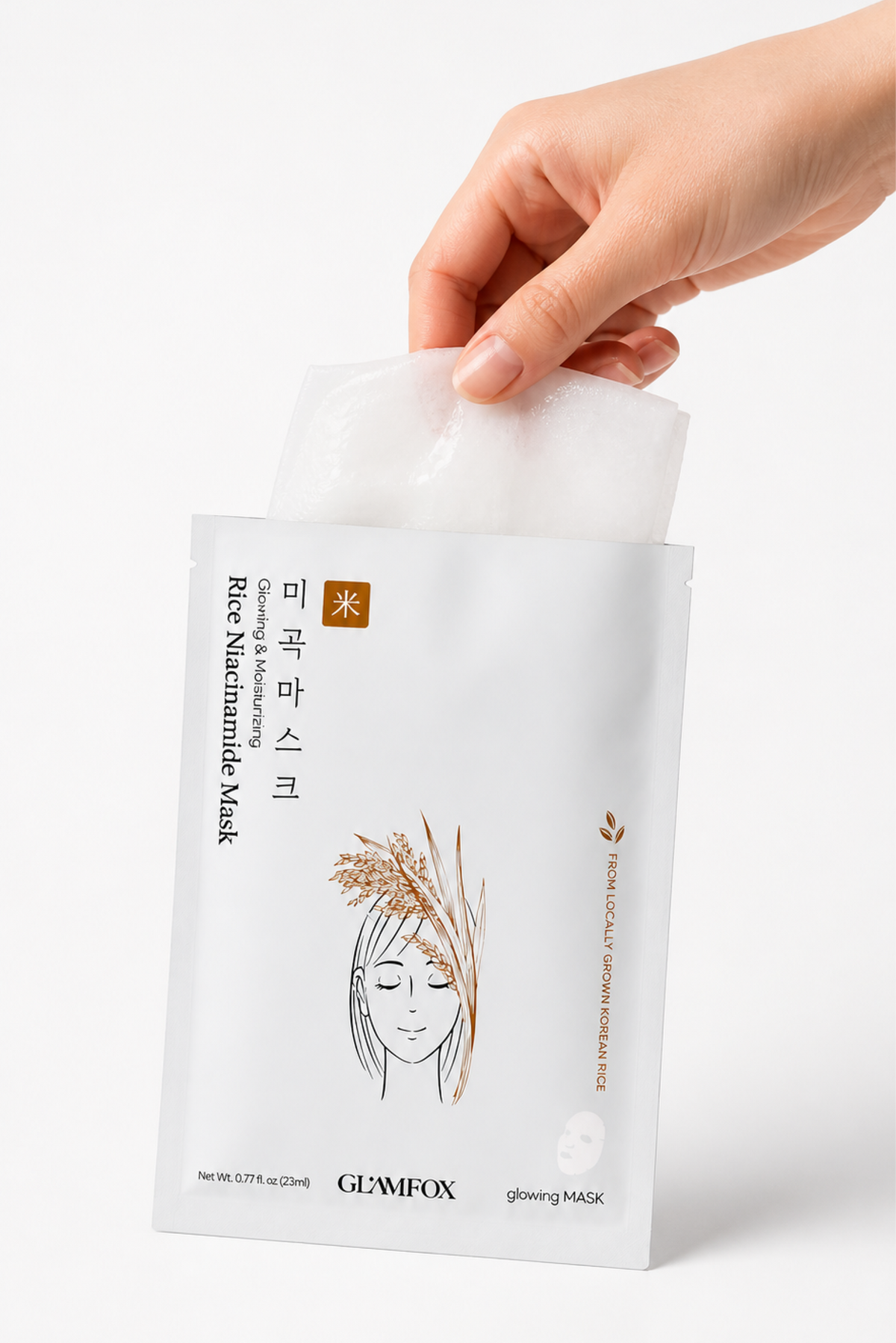 Glamfox Rice Niacinamide Yüz Maskesi