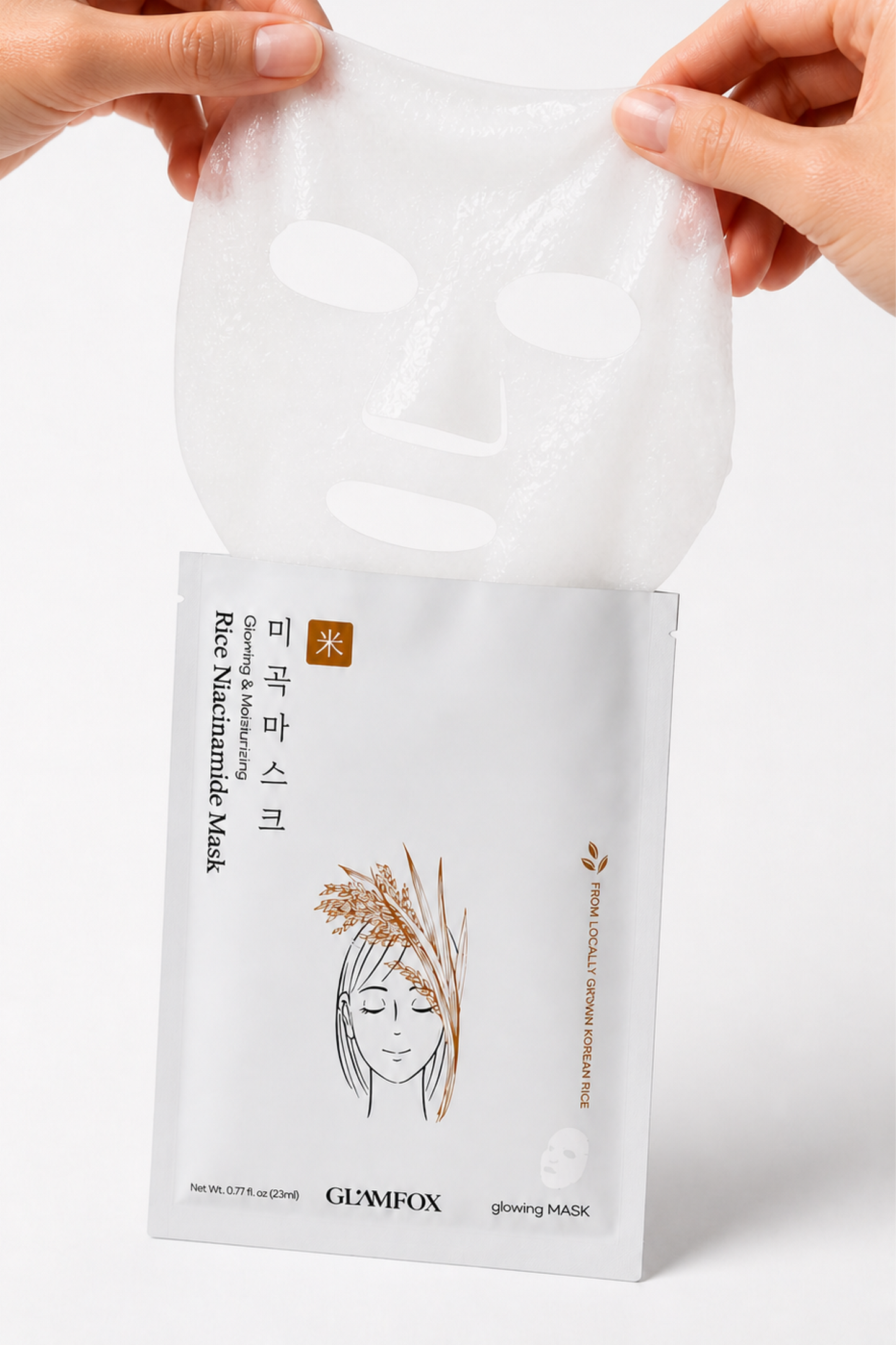 Glamfox Rice Niacinamide Yüz Maskesi