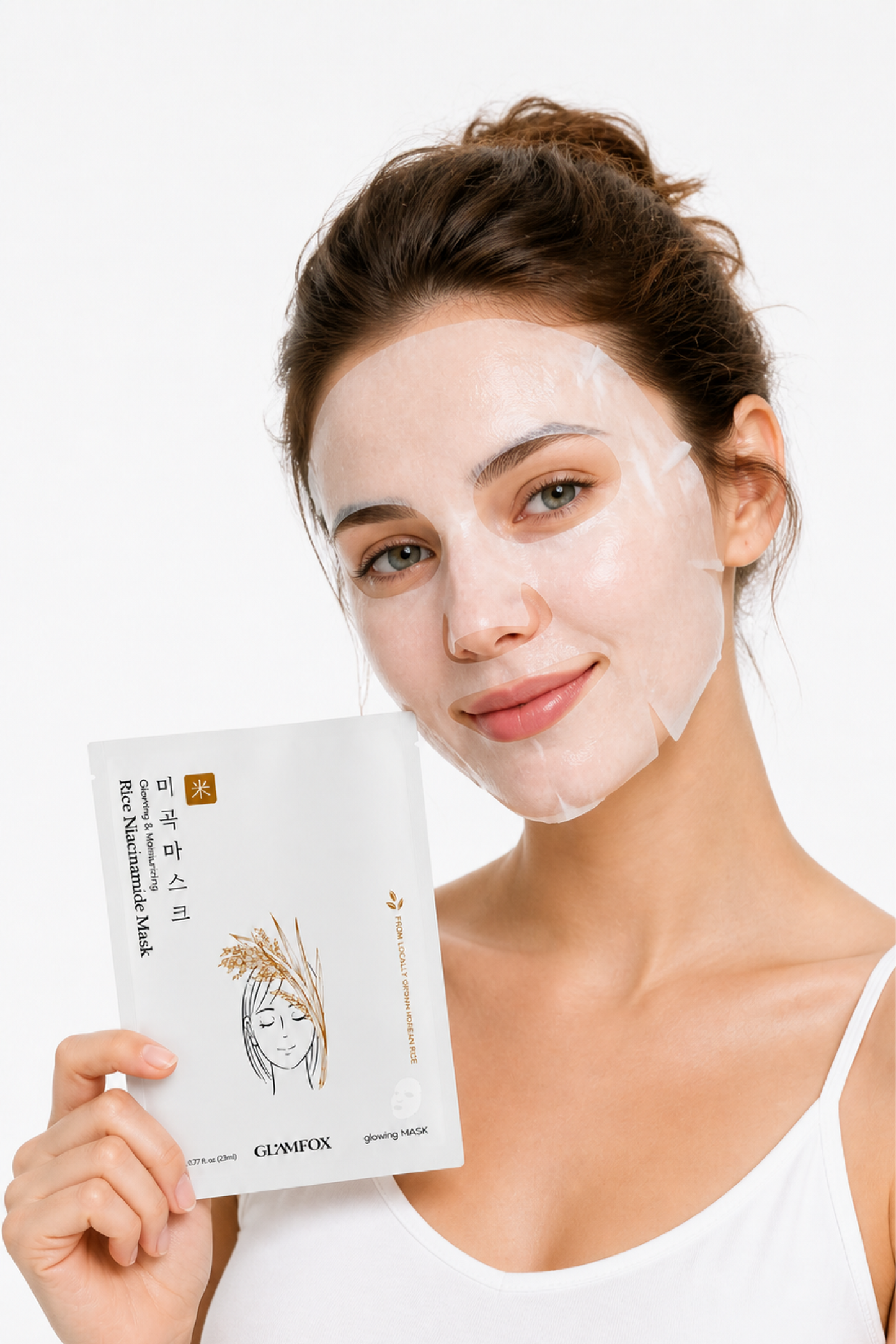 Glamfox Rice Niacinamide Yüz Maskesi