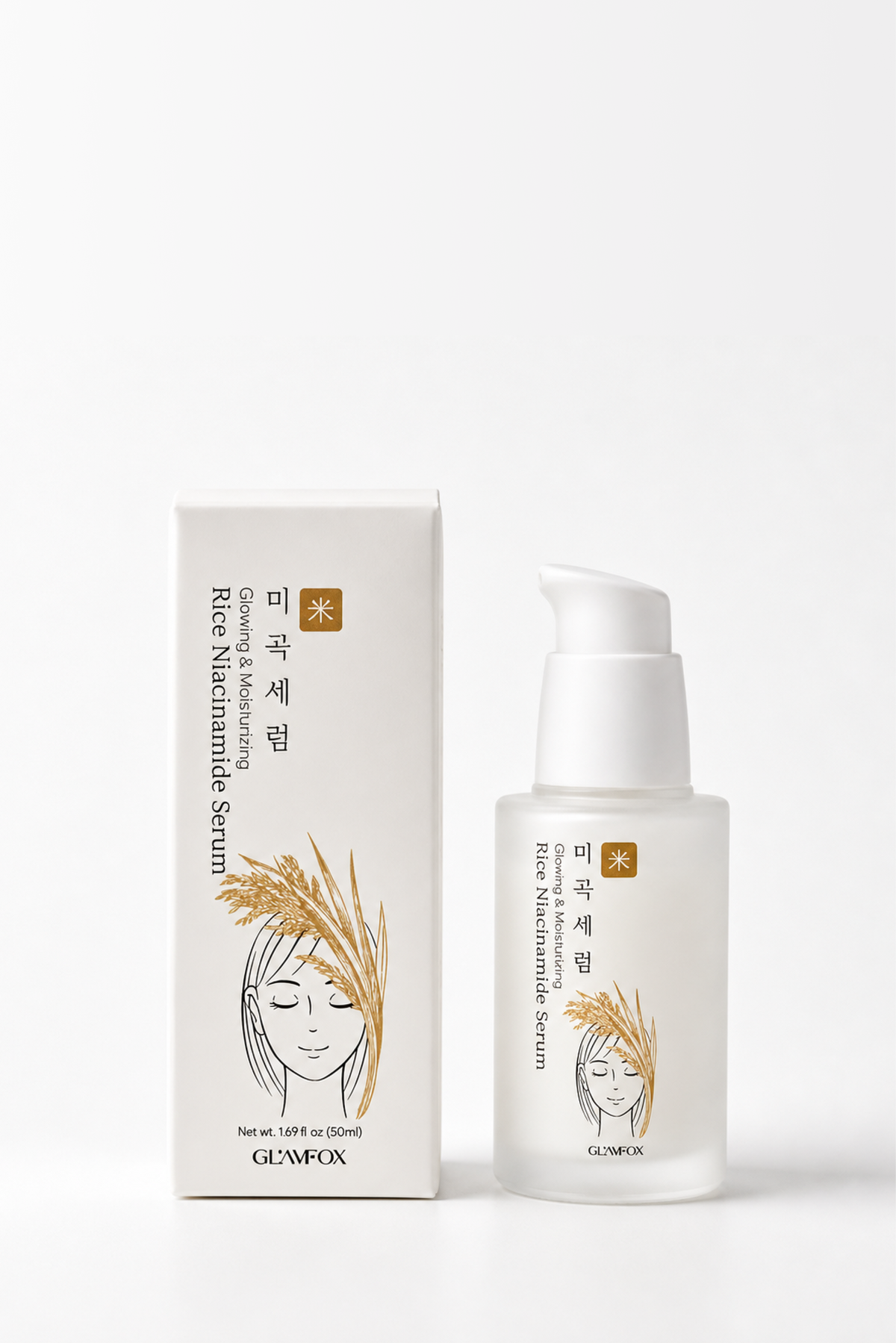 Glamfox Rice Niacinamide Serum