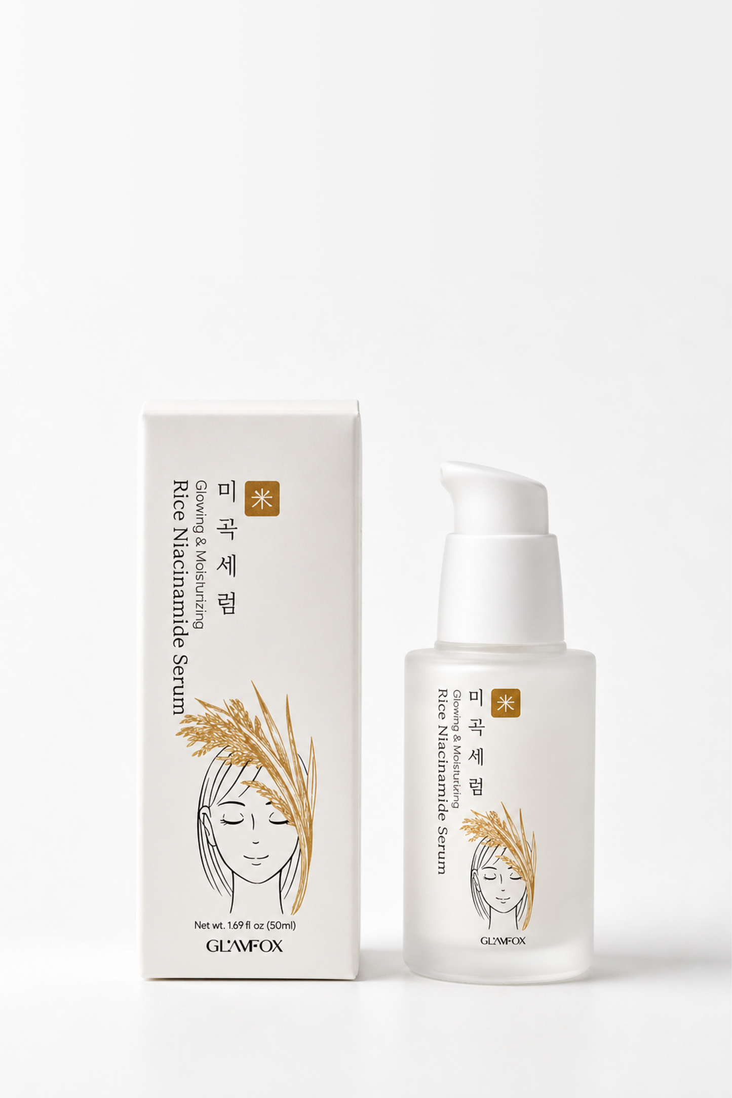 Glamfox Rice Niacinamide Serum