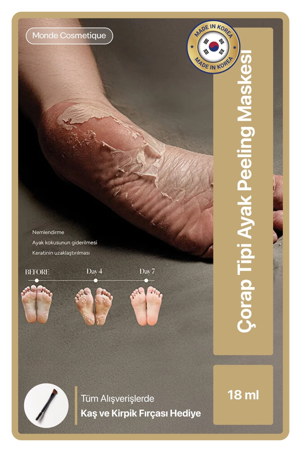Çorap Tipi Ayak Peeling Maskesi