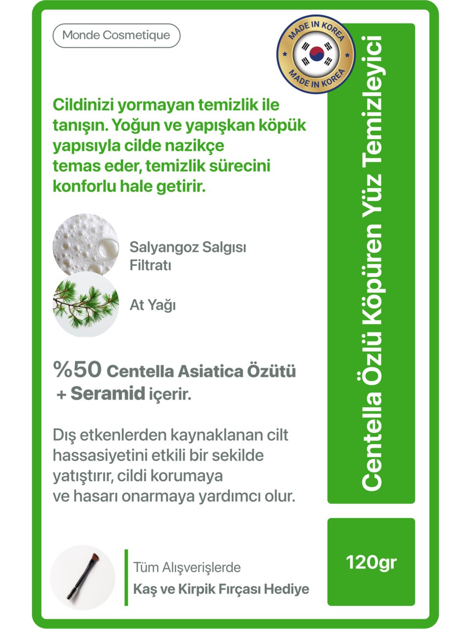 Centella Özlü Köpüren Yüz Temizleyici
