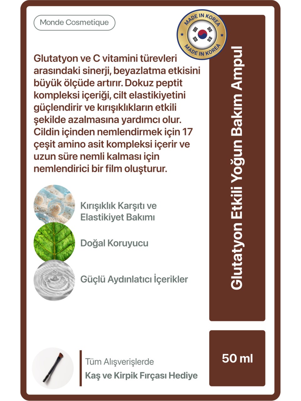Glutatyon Etkili Yoğun Bakım Ampulü