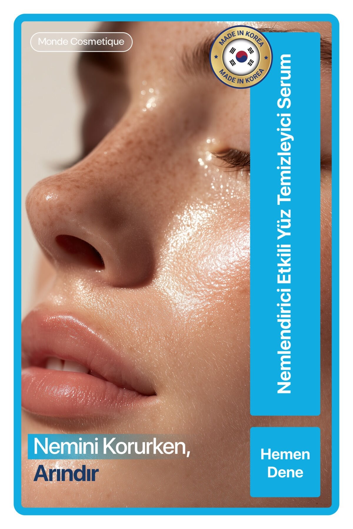 Nemlendirici Etkili Yüz Temizleyici Serum