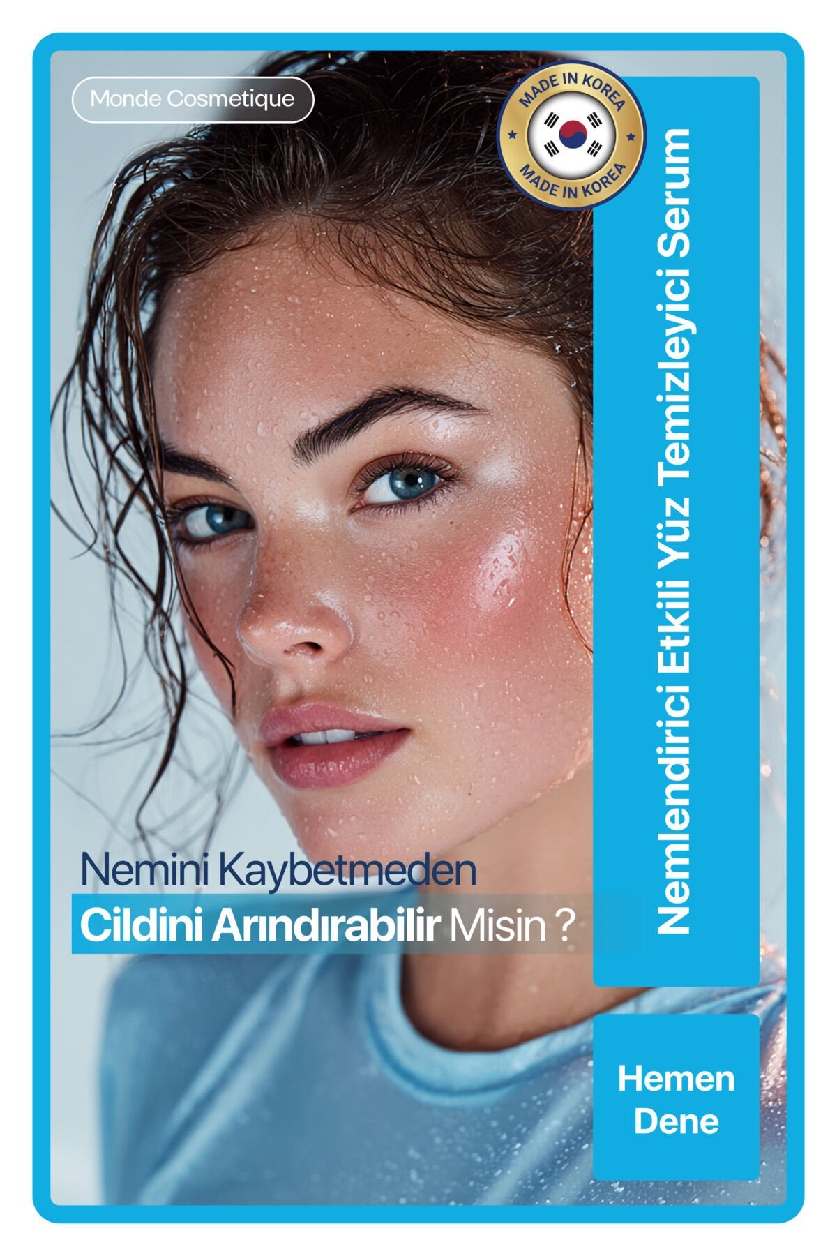 Nemlendirici Etkili Yüz Temizleyici Serum